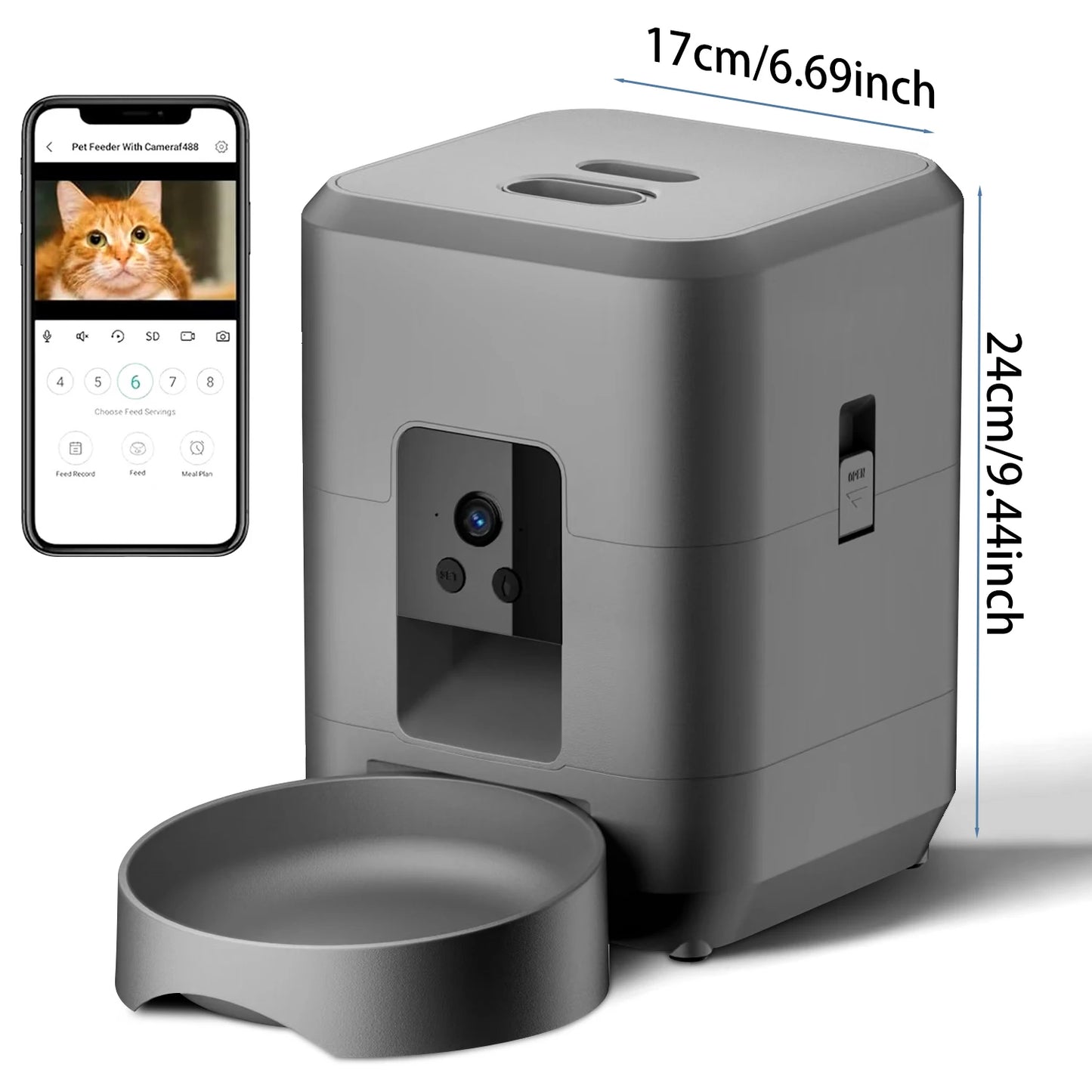 Smart Hundefutterspender mit Kamera